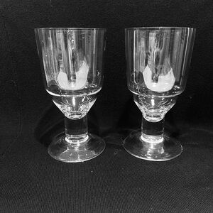 Vintage Littala Crystal Iced Tea Water Goblets Set of 2